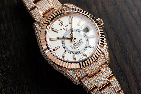 black diamond rolex watch|diamond studded rolex watches.